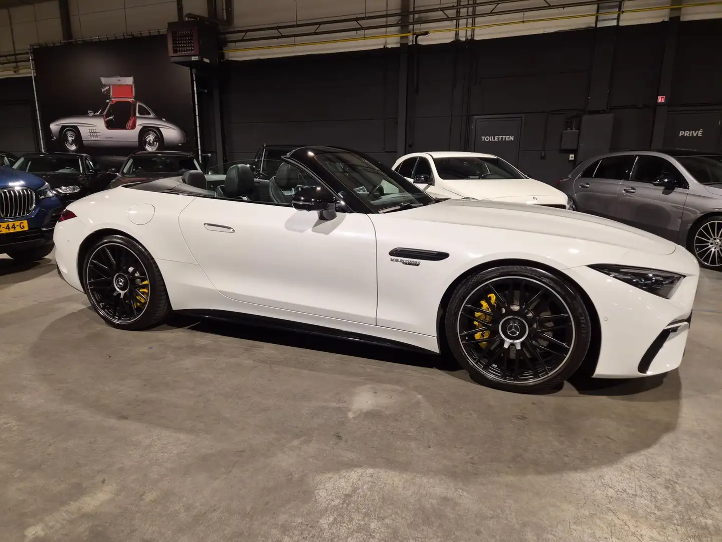 Mercedes-Benz SL Roadster AMG 63 4MATIC+ Carbon - Lift - HuD - Massage - Koeling Weiß - 2