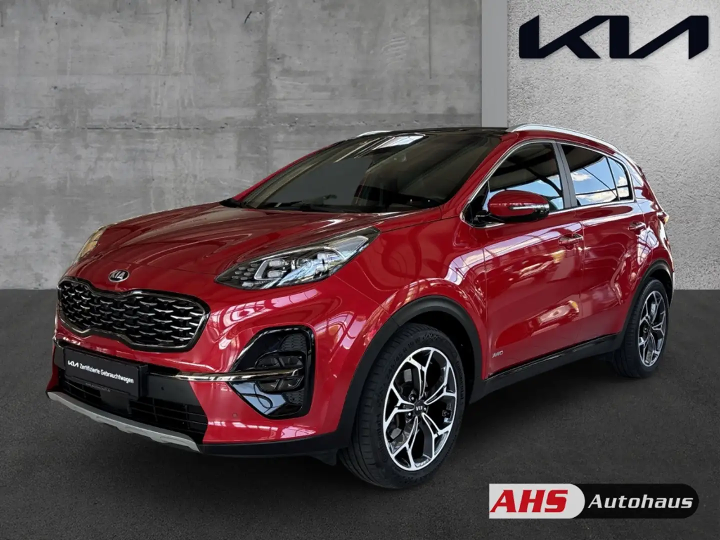 Kia Sportage GT-Line 4WD 1.6 T-GDI DCT Navi Klima Panodach SHZ Rosso - 1
