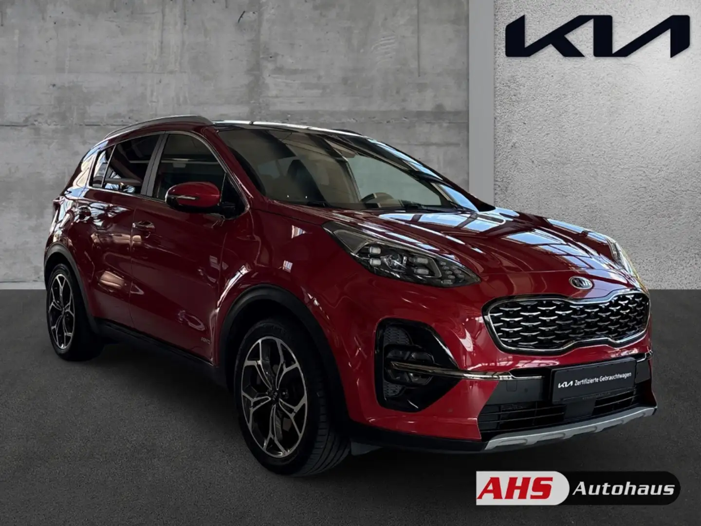 Kia Sportage GT-Line 4WD 1.6 T-GDI DCT Navi Klima Panodach SHZ Rosso - 2