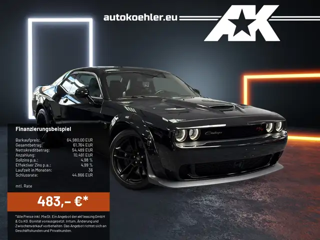 Dodge Challenger R/T Scat Pack 6.4 V8 Widebody ACC