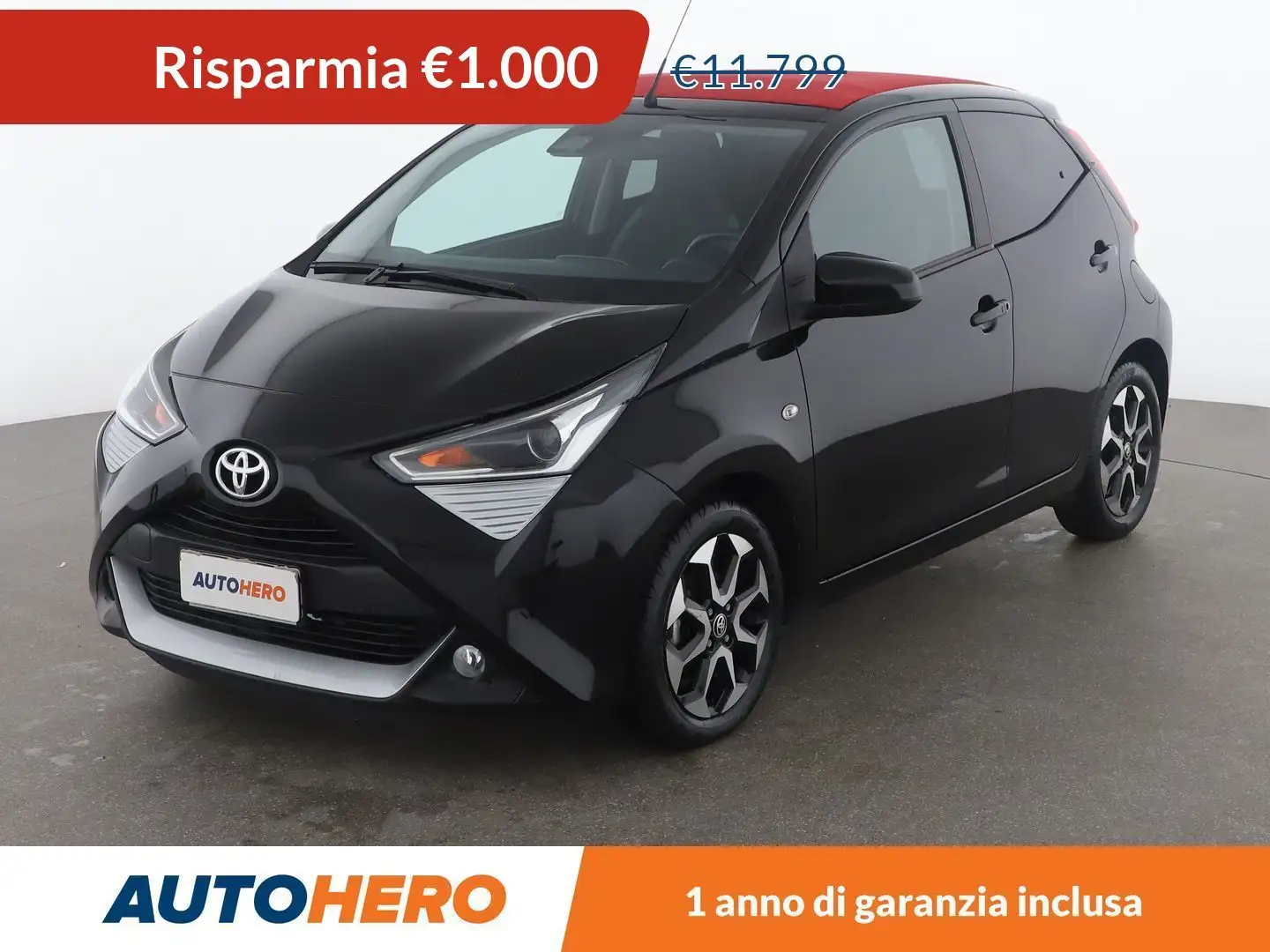 Toyota Aygo 1.0 X-Wave 72 CV Nero - 1