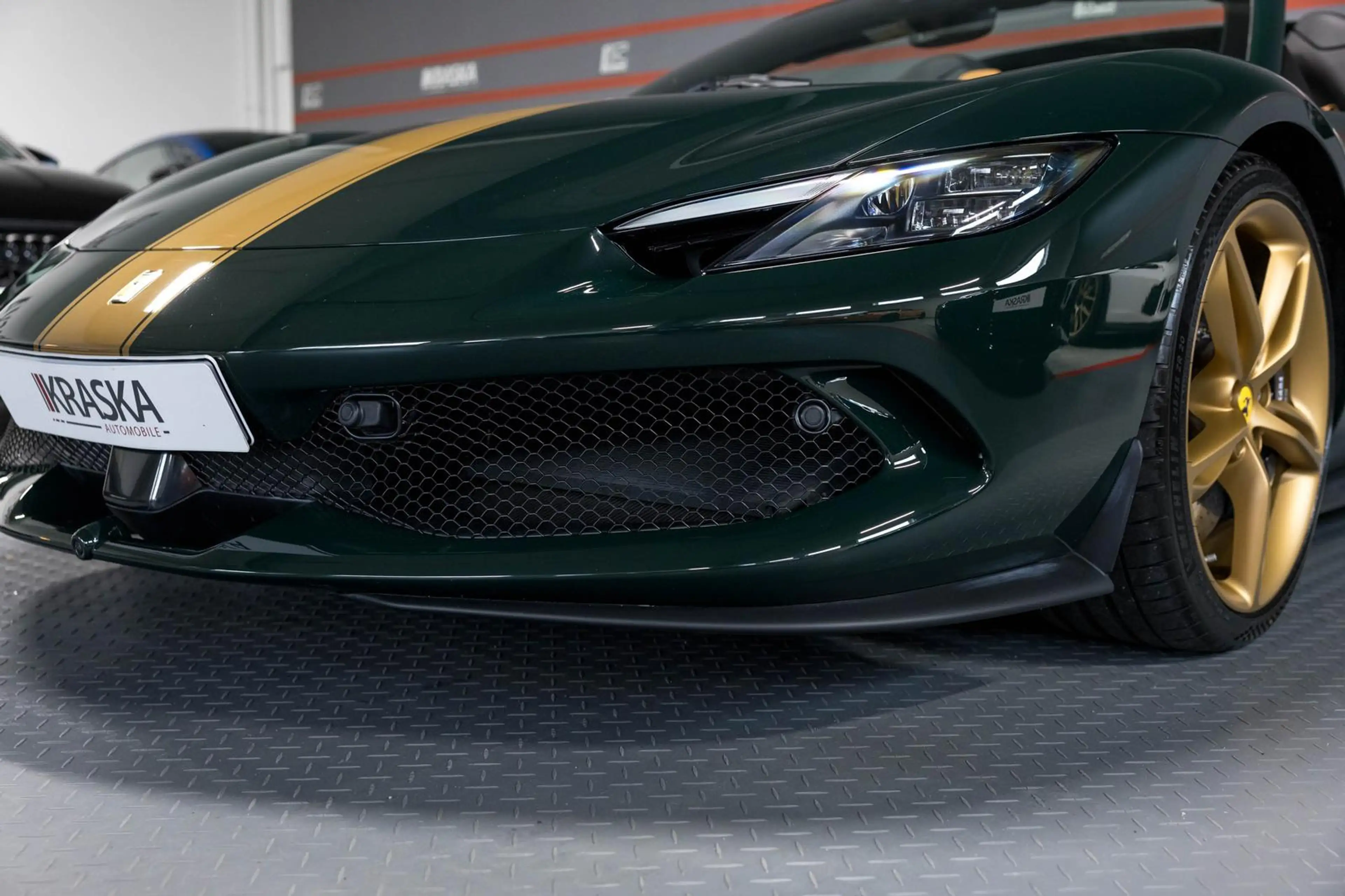 Ferrari 296 Verde Britith Racing AFS JBL LIFT CARBON — photo 8