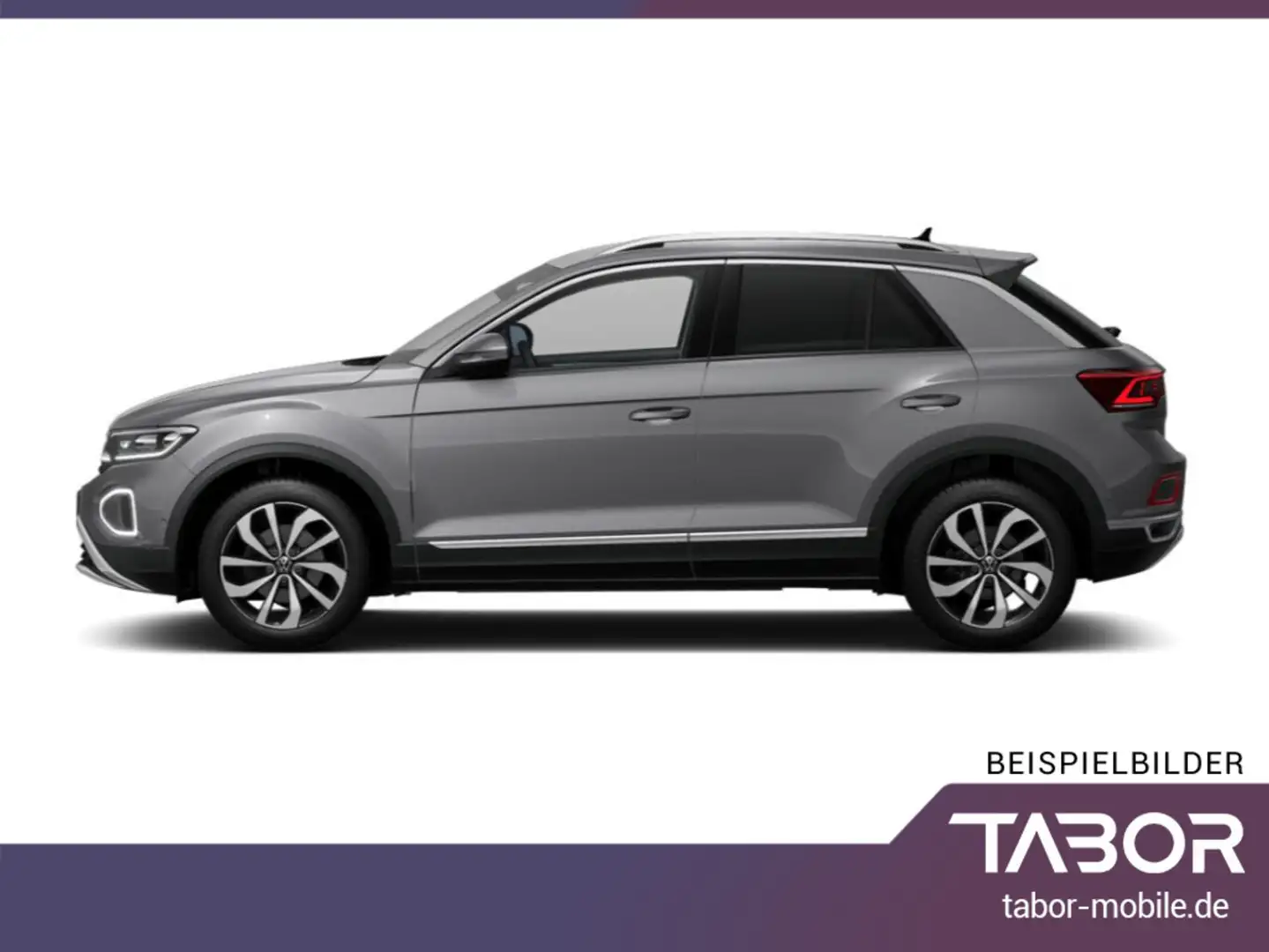 Volkswagen T-Roc 1.5 150 TSI DSG Style Matrix eHk ACC SHZ Gris - 2