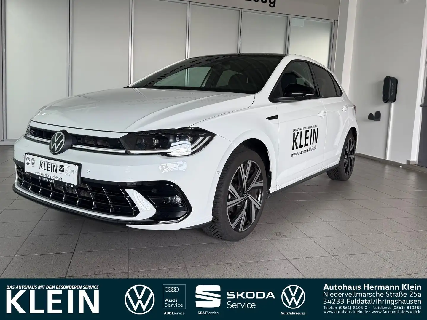 Volkswagen Polo 1,0 TSI R-Line Weiß - 1