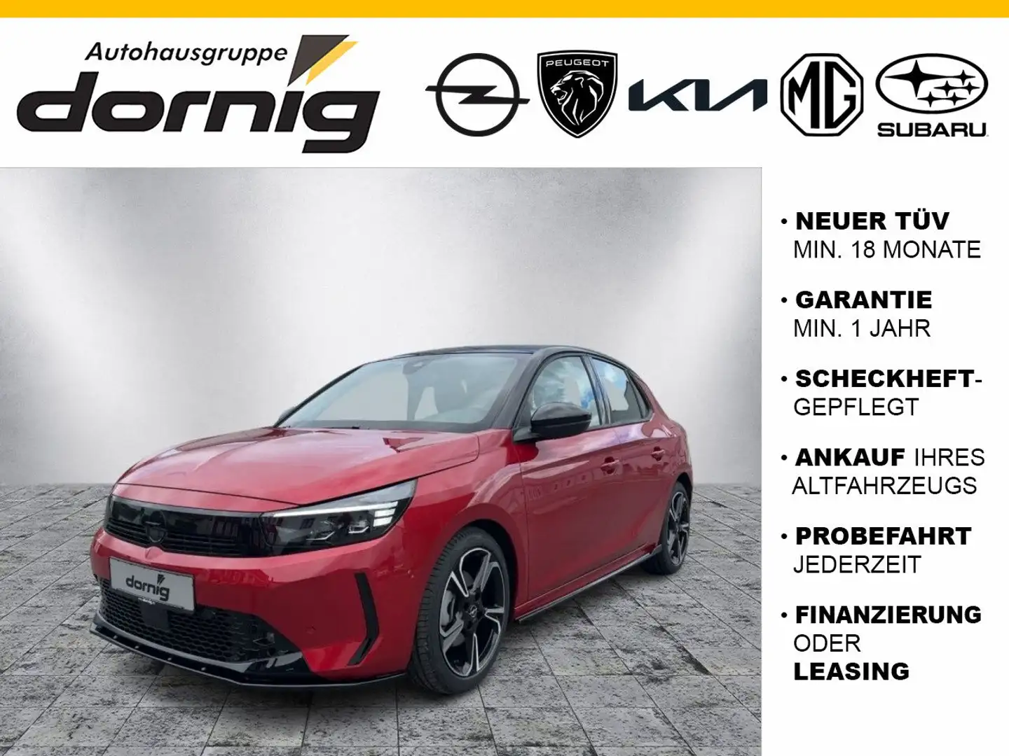 Opel Corsa F GS Irmscher Tech+Komfort *NP* Rot - 1
