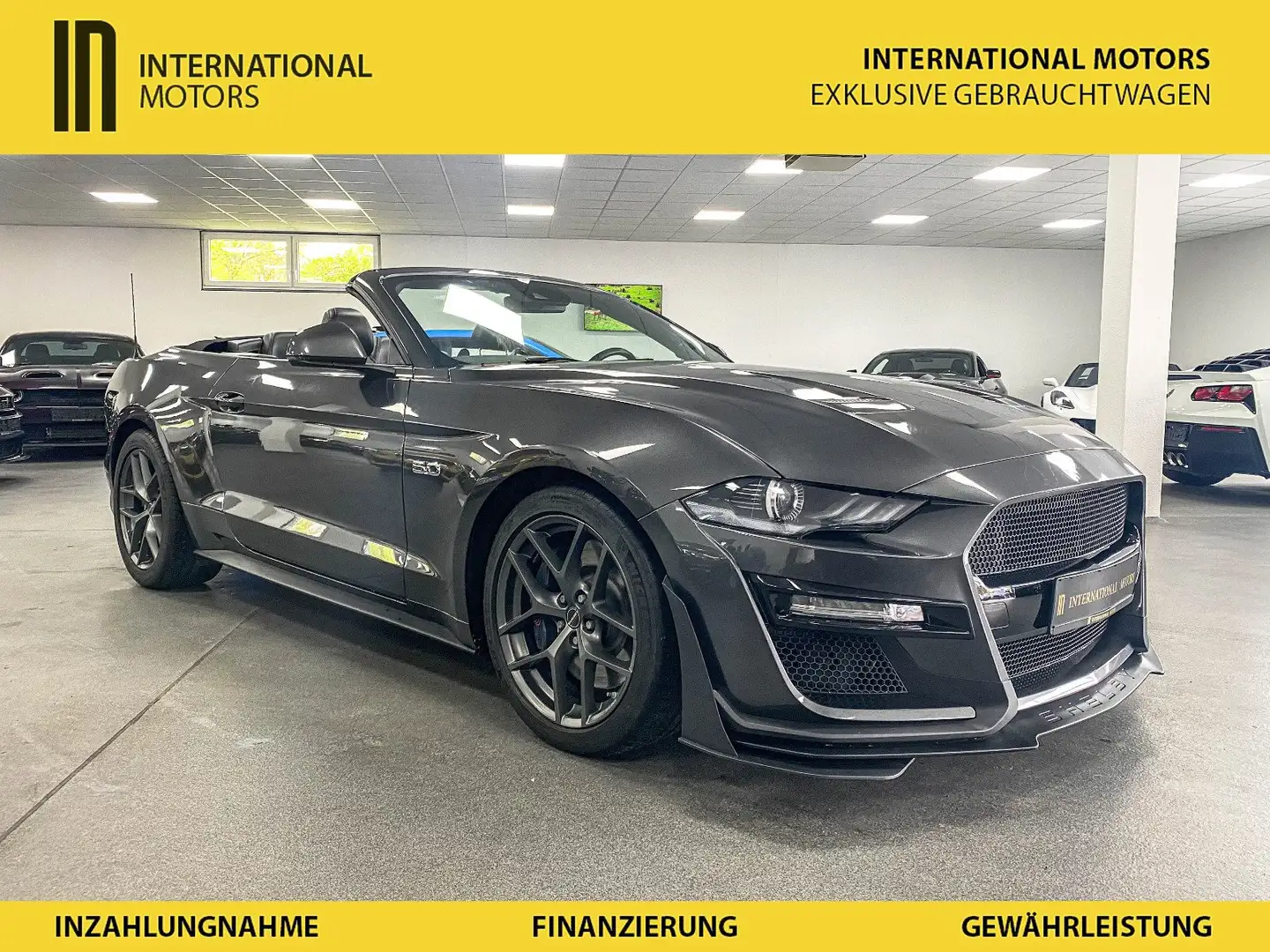 Ford Mustang GT 5.0l V8 Cabrio/COC/EU-Modell/LED/GT 500 Front Grey - 1