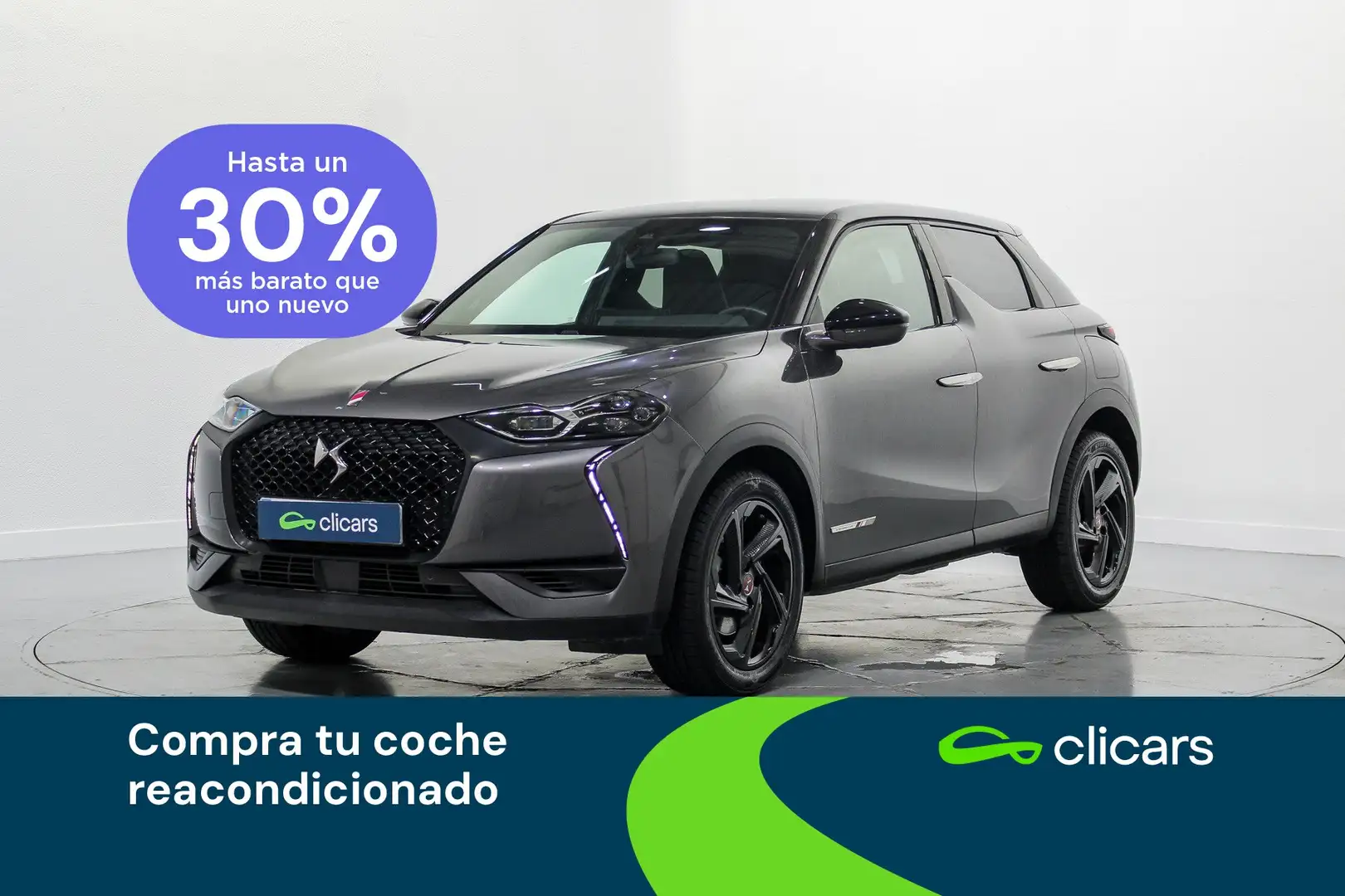 DS Automobiles DS 3 Crossback Puretech Performance Line 130 EAT8 Gris - 1