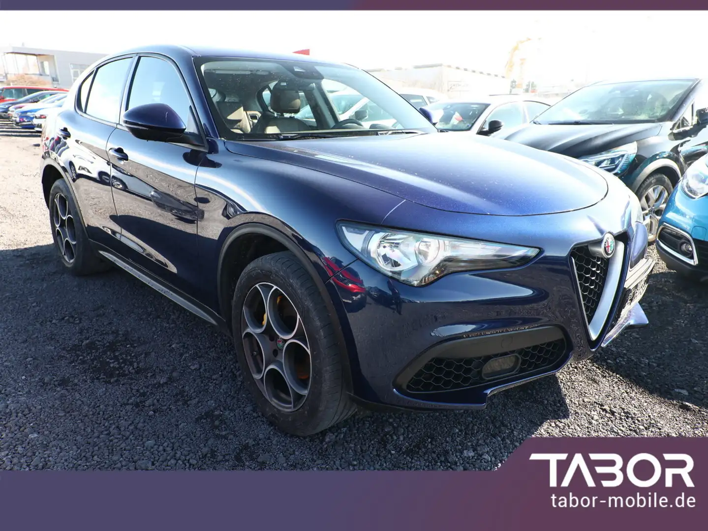 Alfa Romeo Stelvio 2.0 Turbo 280 Q4 Leder EHK 19Z PDC LaneA Blau - 2