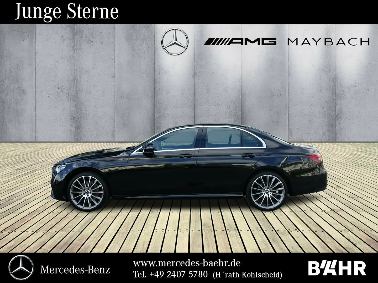 Mercedes-Benz E 300 E 300 d 4M AMG/MBUX/Multiebeam/Pano/AHK/360°/20" Schwarz - 2
