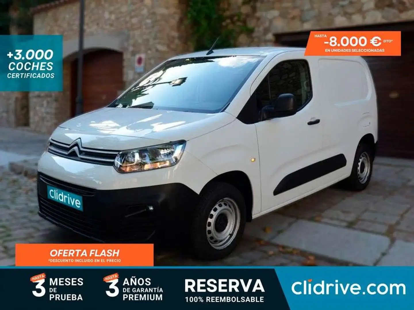 Citroen Berlingo Van BlueHDi Talla M Control 75 Blanco - 1