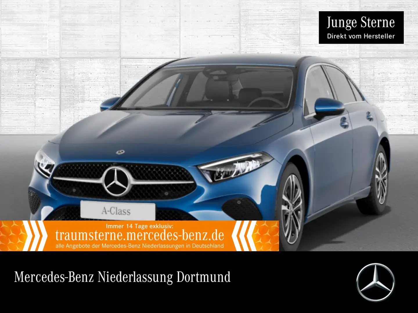 Mercedes-Benz A 200 d Lim PROGRESSIVE+LED+KAMERA+TOTW+8G Blau - 1