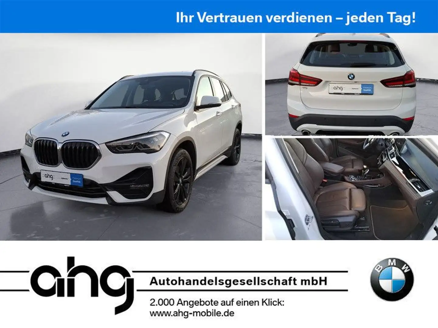 BMW X1 xDrive25d Sport Line Steptronic AHK / Head-Up Weiß - 1