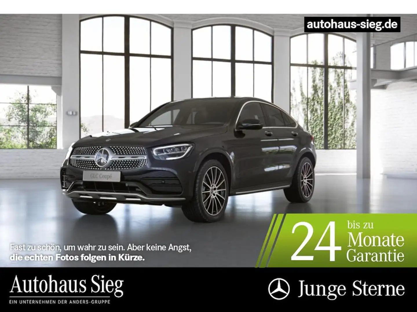 Mercedes-Benz GLC 220 d 4M AMG+MBUX+digiCock+Kam+AHK+LED Gris - 1