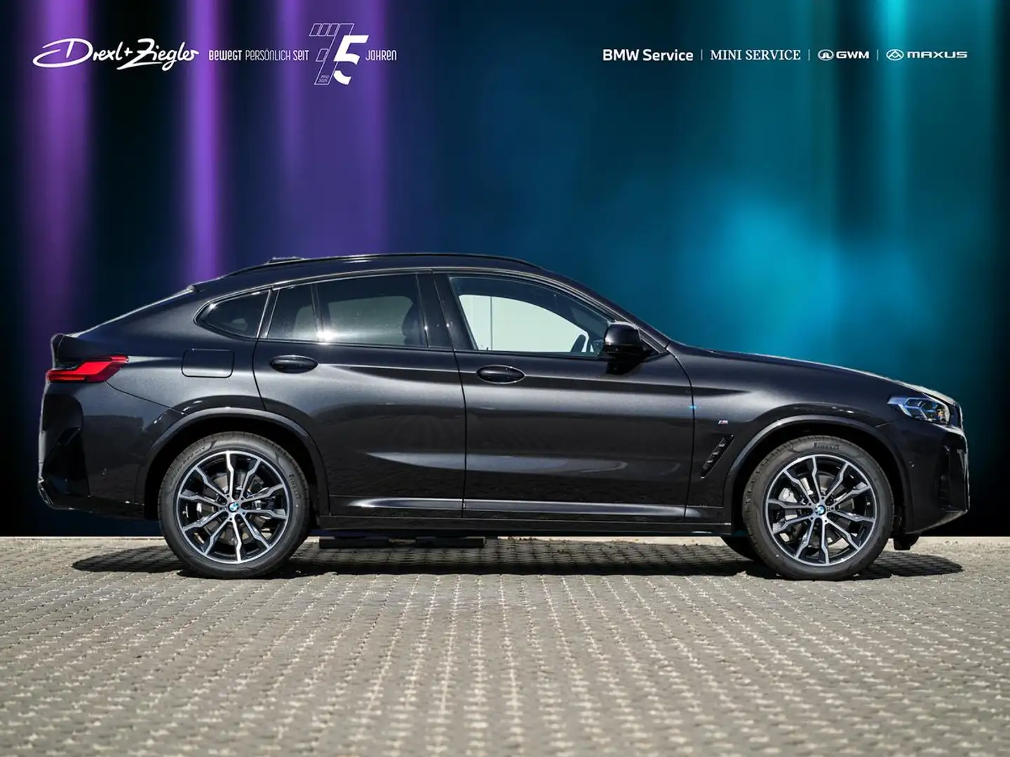BMW X4 xDrive30d M Sport 20 AHK ACC HuD PANO LASER Grau - 2
