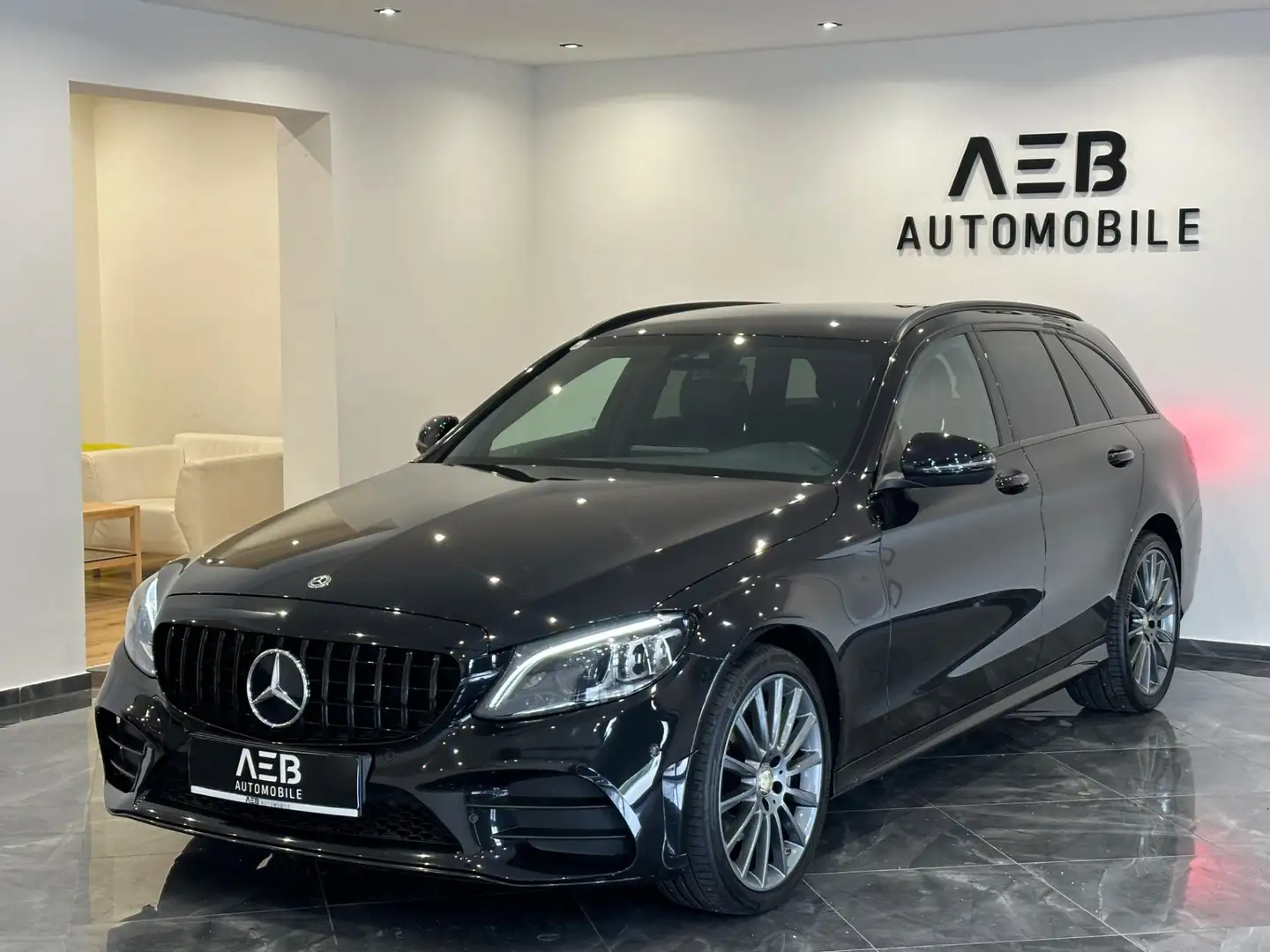 Mercedes-Benz C 200 C 200 d T AMG Line**Night-Paket**AB**SHZ**RFK**UV Zwart - 1