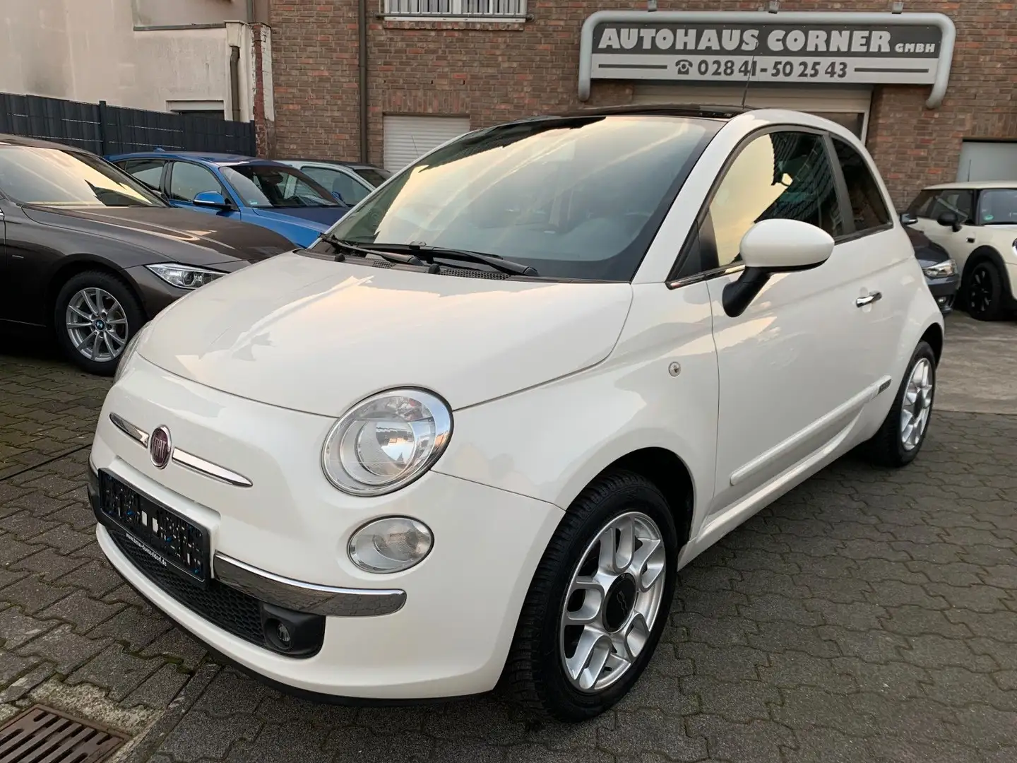 Fiat 500 1.4 16V Sport Panorama Schiebedach Blanc - 1