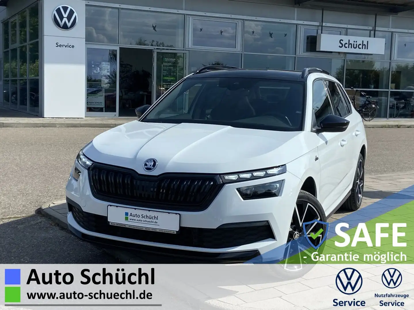 Skoda Kamiq 1.5 TSI Monte Carlo 18"+KODA-SOUND+PANO+NA Weiß - 1
