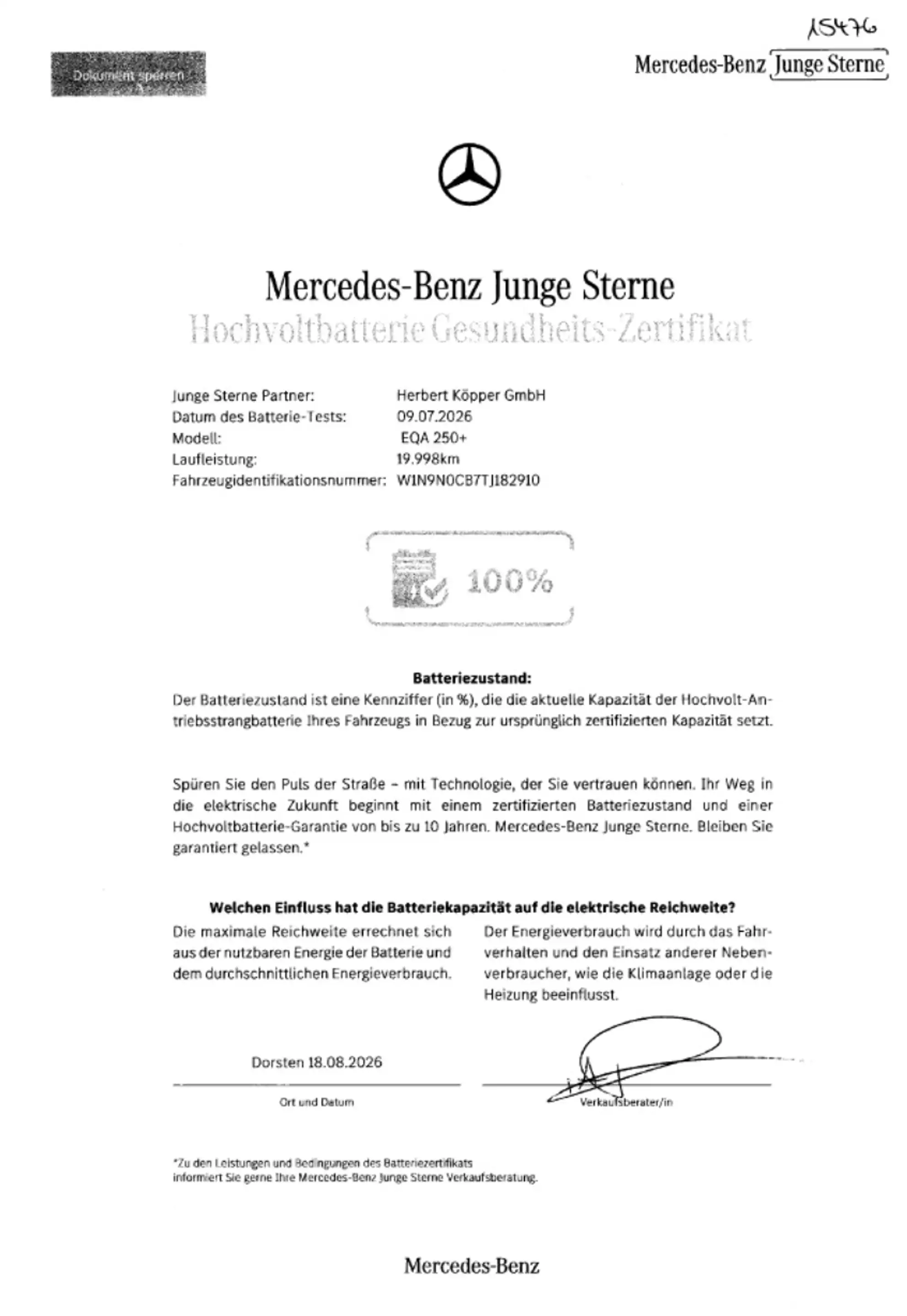 Mercedes-Benz EQA 250 + Progr. Advanced Kamera Lenkrad- + Sitzhzg. LE — photo 12