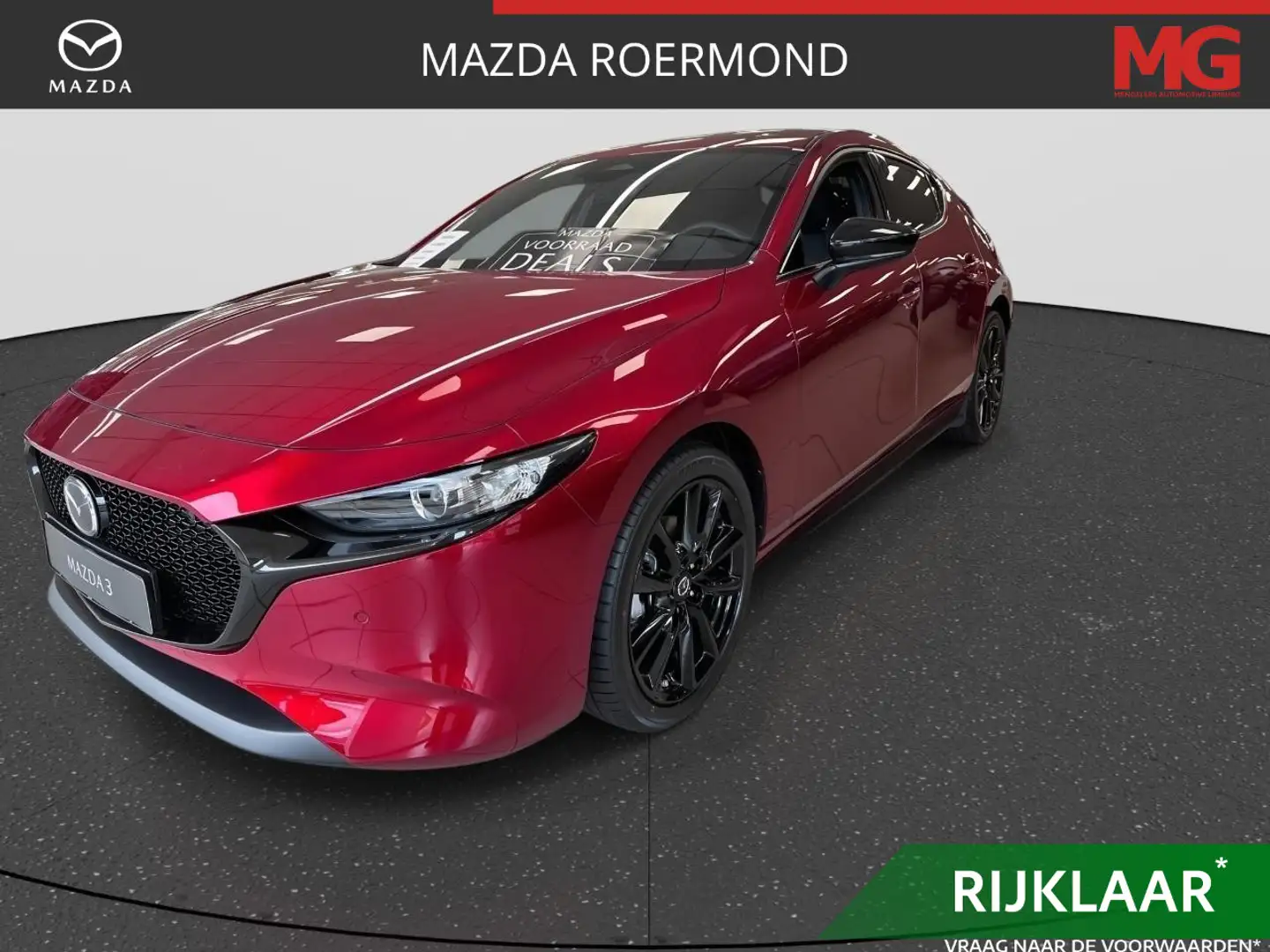 Mazda 3 2.0 e-SkyActiv-G M Hybrid 150 Homura | Rijklaar | Rood - 1