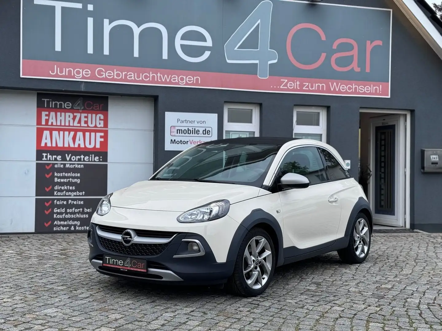 Opel Adam Rocks Sitzheizung Leder Tempom. Faltdach Blanc - 1