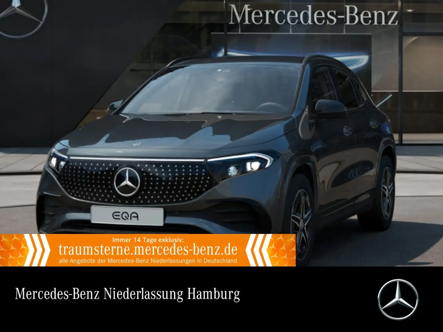 Mercedes-Benz EQA 300 4M AMG+NIGHT+ADVANCED+AHK+KAMERA+SPUR Grau - 1