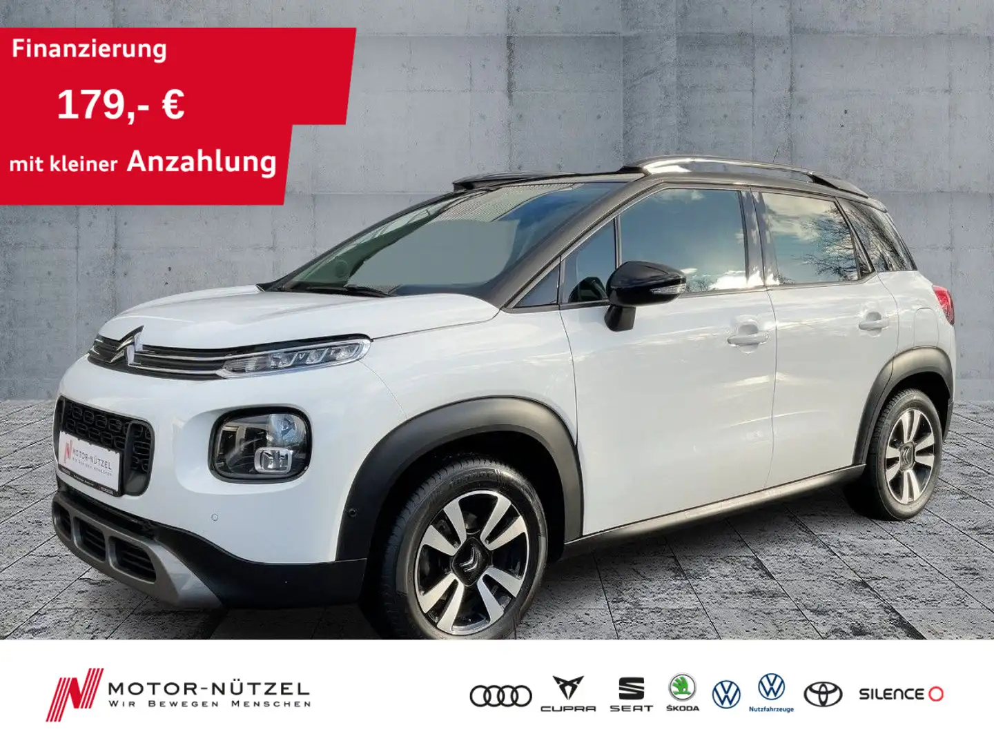 Citroen C3 Aircross 1.2 PureTech 110 RFK+DAB+GRA+MFA+NSW Weiß - 1