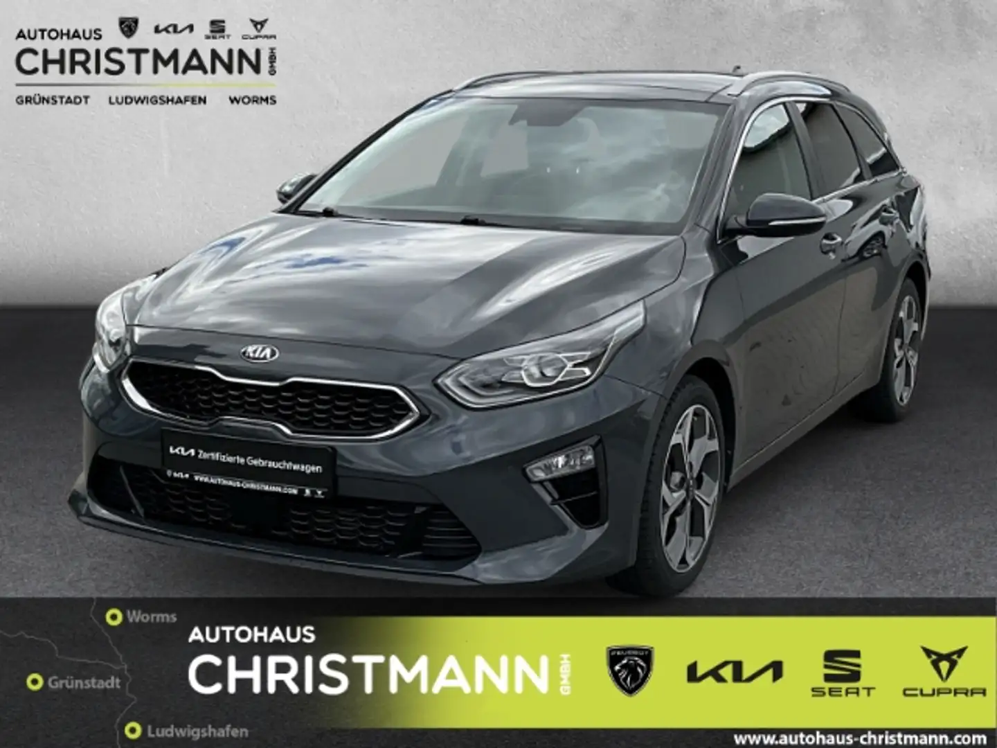Kia Ceed SW / cee'd SW Sportswagon Platinum Edition 1.4 T-GDI*PANORAMASCH Grijs - 1
