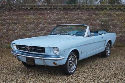 Ford Mustang Convertible V8 289 Manual gearbox, Arcadian Blue E