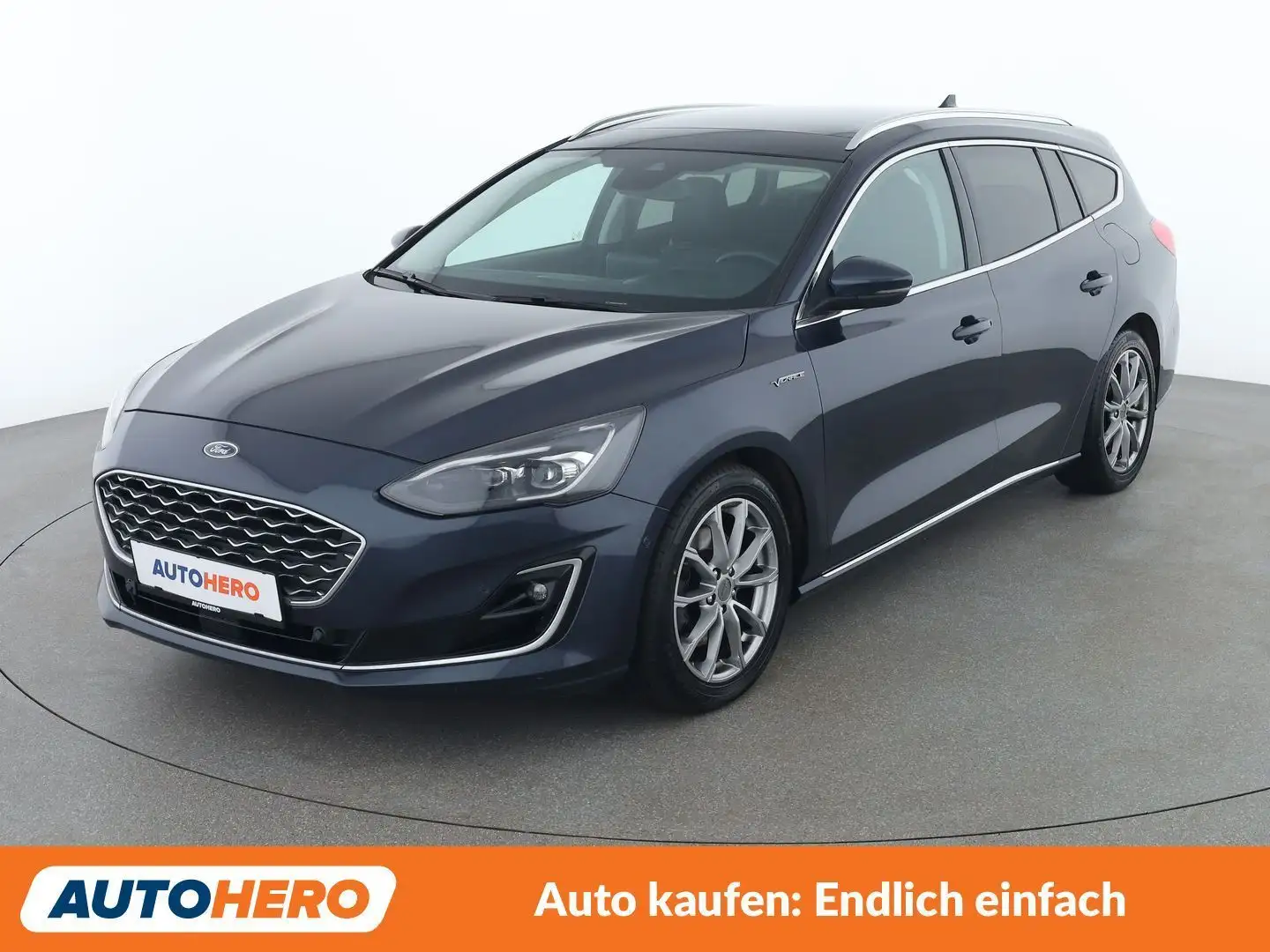 Ford Focus 2.0 TDCi EcoBlue Vignale Blau - 1