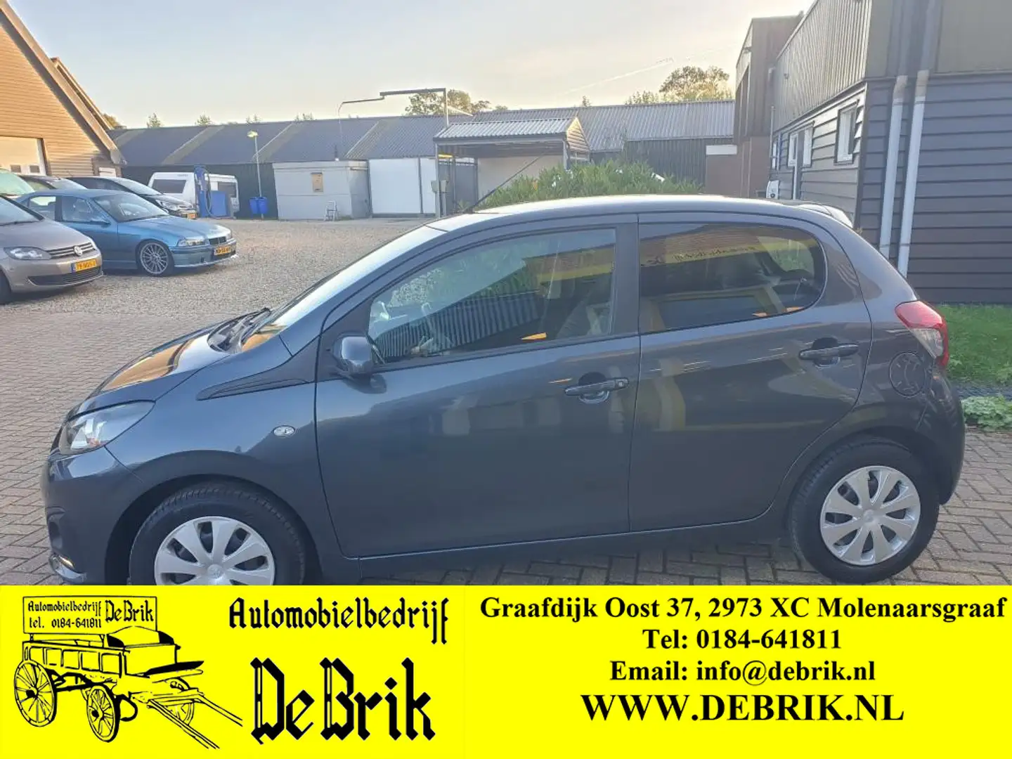 Peugeot 108 1.0 e-VTi Active, DIT IS EEN RIJKLAARPRIJS. Gris - 2