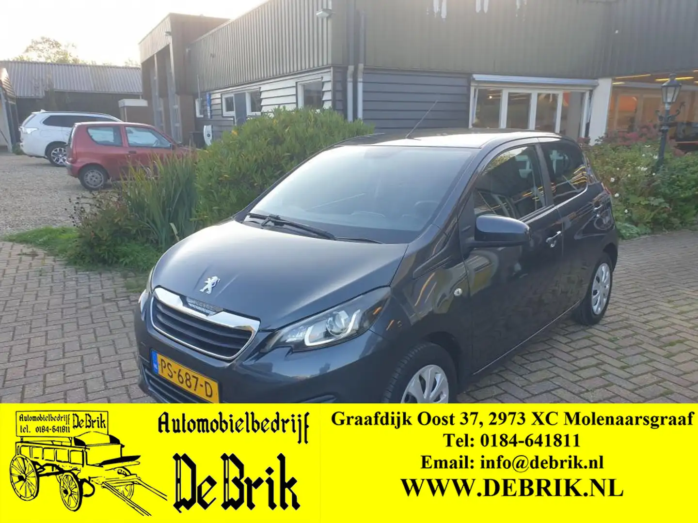 Peugeot 108 1.0 e-VTi Active, DIT IS EEN RIJKLAARPRIJS. Gris - 1