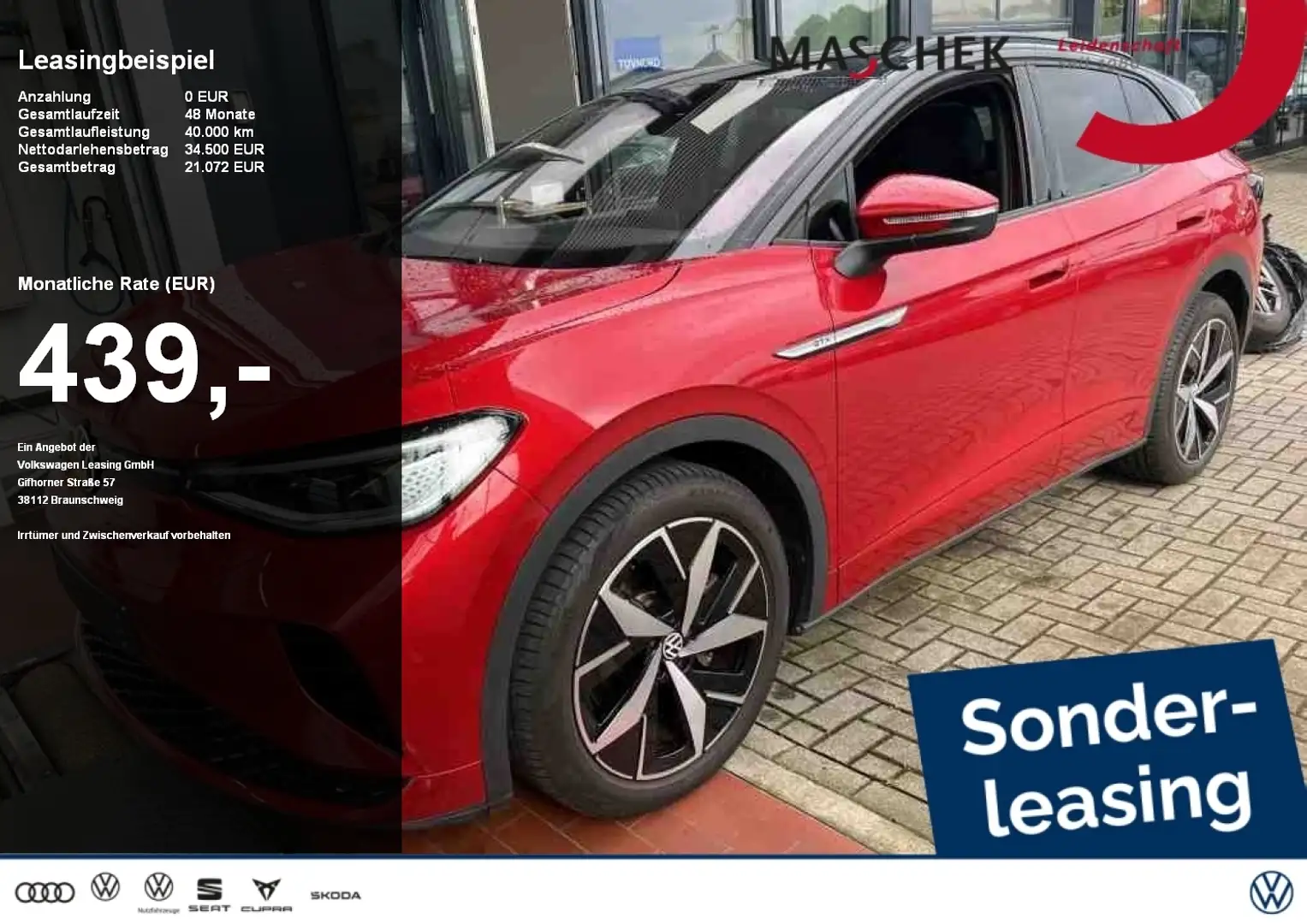 Volkswagen ID.4 GTX 4Motion AHK Pano Navi Sitzh. AHK Pano Schwarz - 1