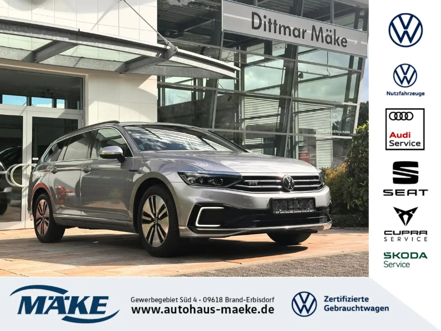 Volkswagen Passat Variant GTE 1.4 TSI Hybrid DSG Silber - 1