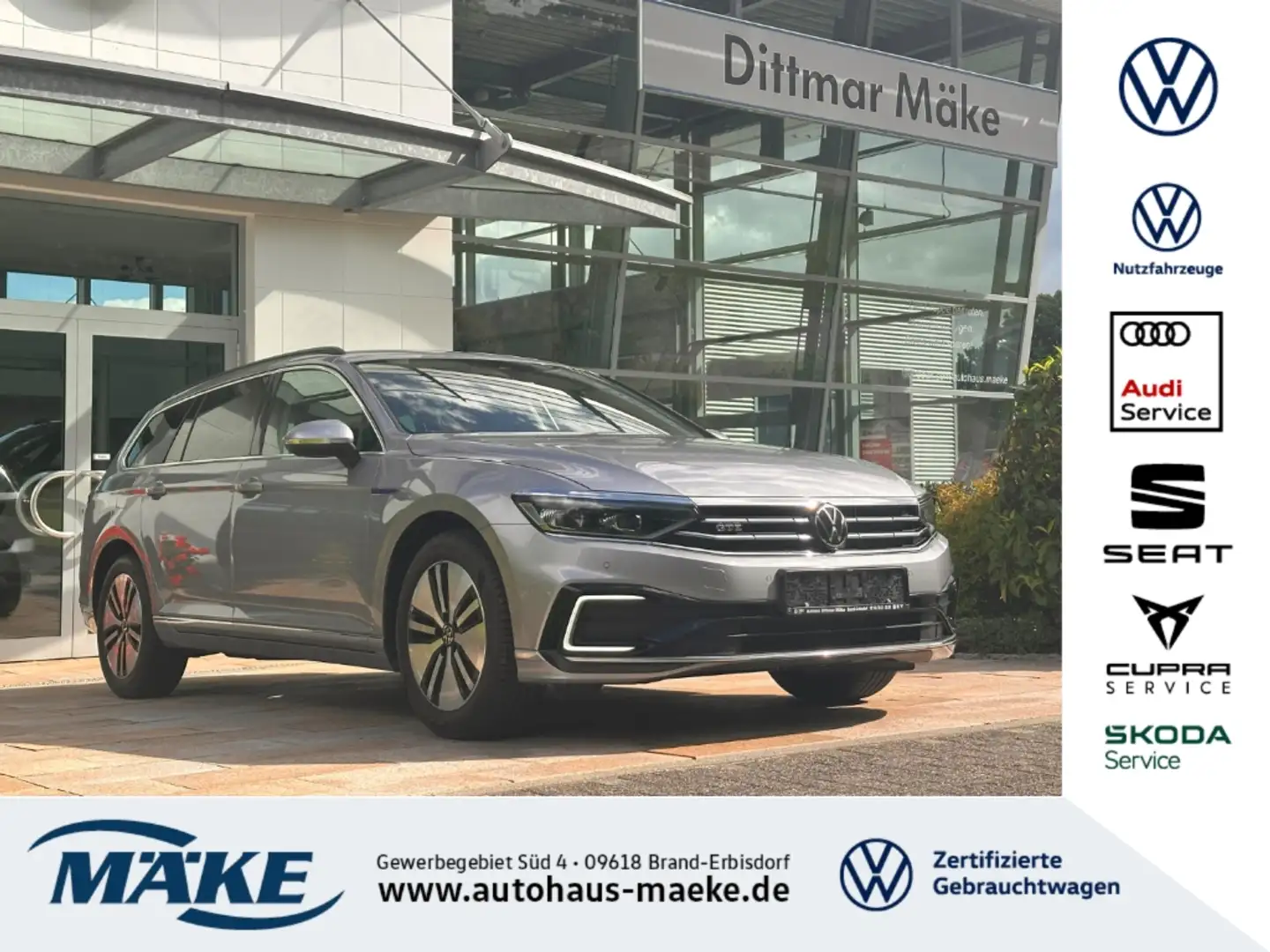 Volkswagen Passat Variant GTE 1.4 eHybrid DSG AHZV STDHZG IQ.L Plateado - 1