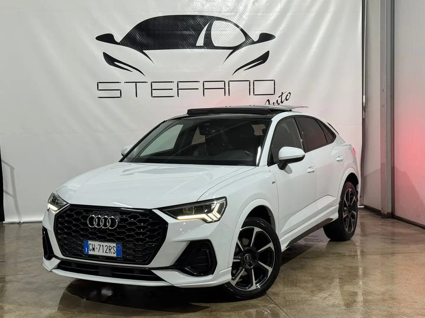Audi Q3 Q3 I 2019 Sportback Sportback 35 2.0 tdi s-tronic Blanc - 2
