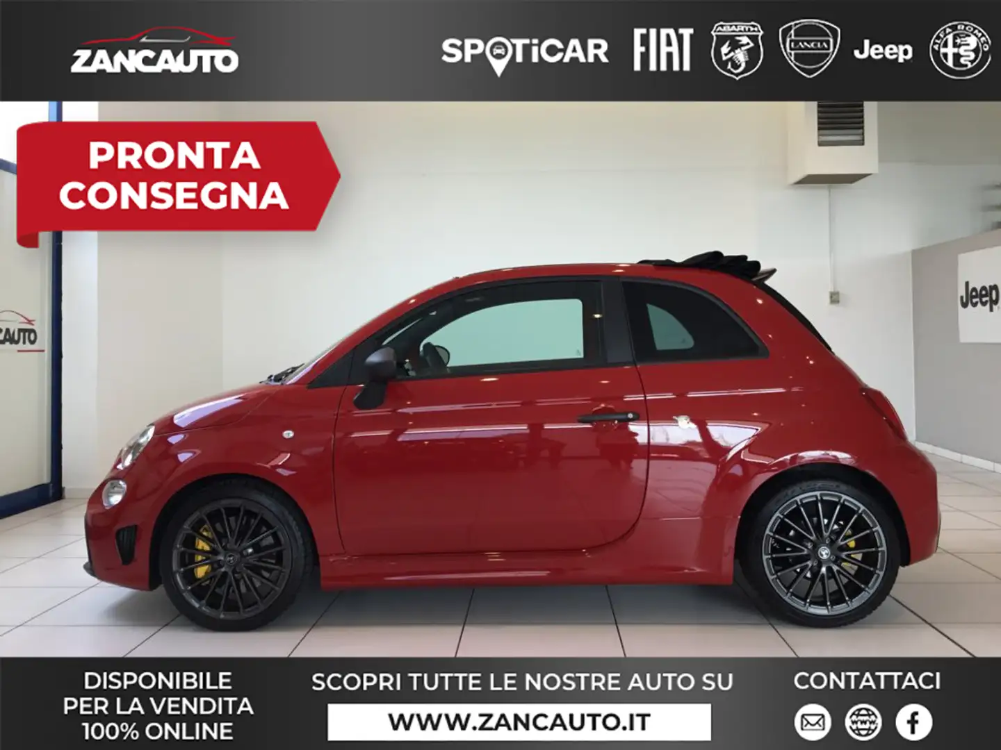 Abarth 695 C 1.4 Turbo T-Jet 180 CV Rot - 1