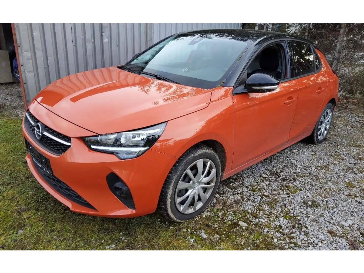 Opel Corsa-e F Edition 7,4 kw Charger Shz Kamera PDC Orange - 2