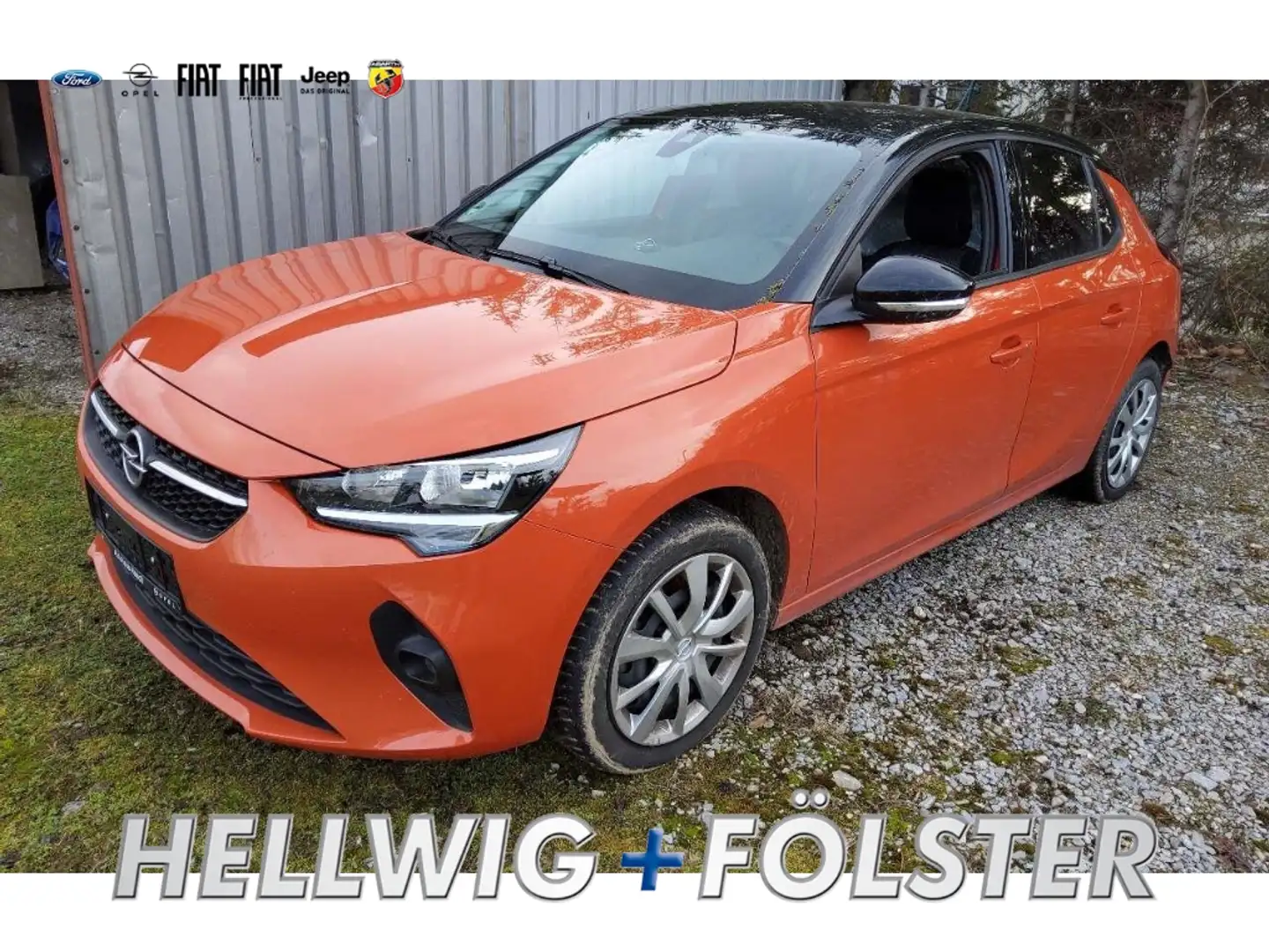 Opel Corsa-e F Edition 7,4 kw Charger Shz Kamera PDC Orange - 1