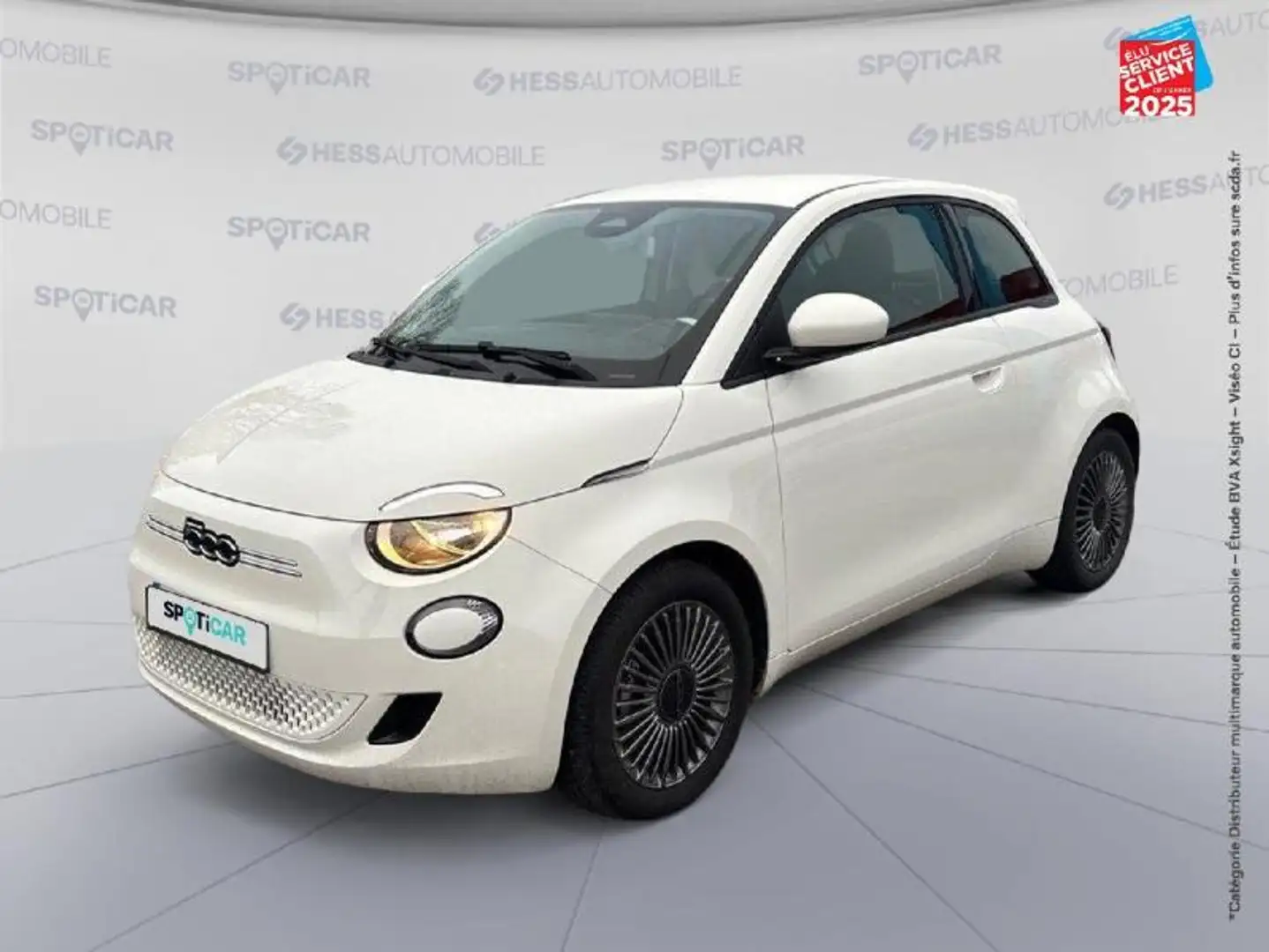 Fiat 500e e 95ch Icône Blanc - 1