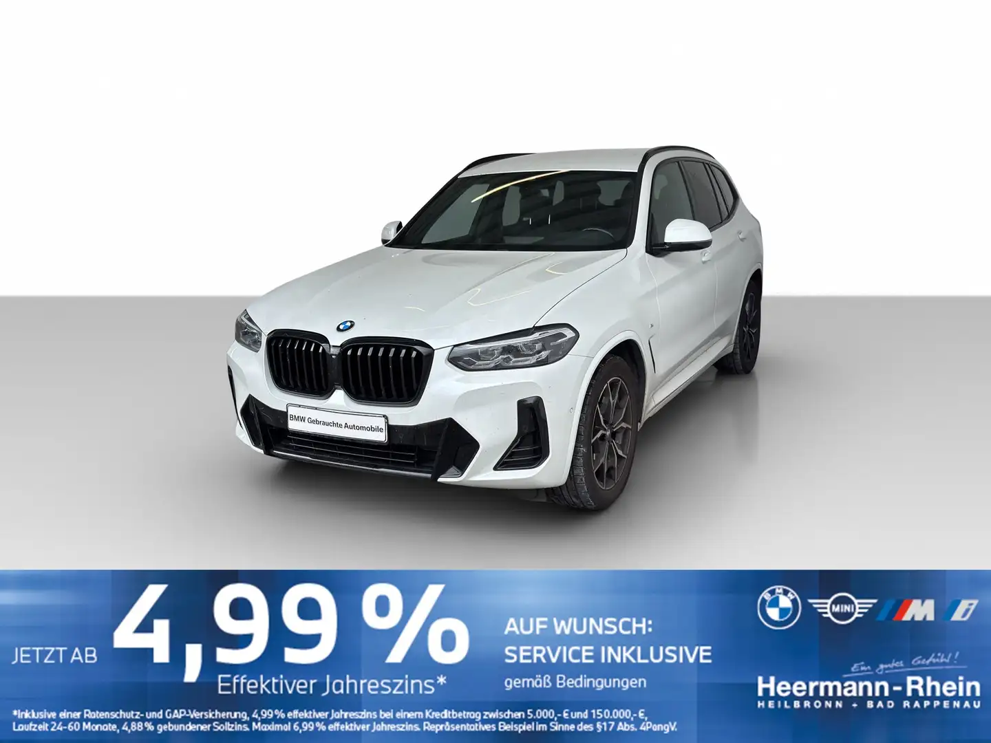 BMW X3 xDrive20i M Sportpaket Navi.RFK.DrivingAss... Weiß - 2