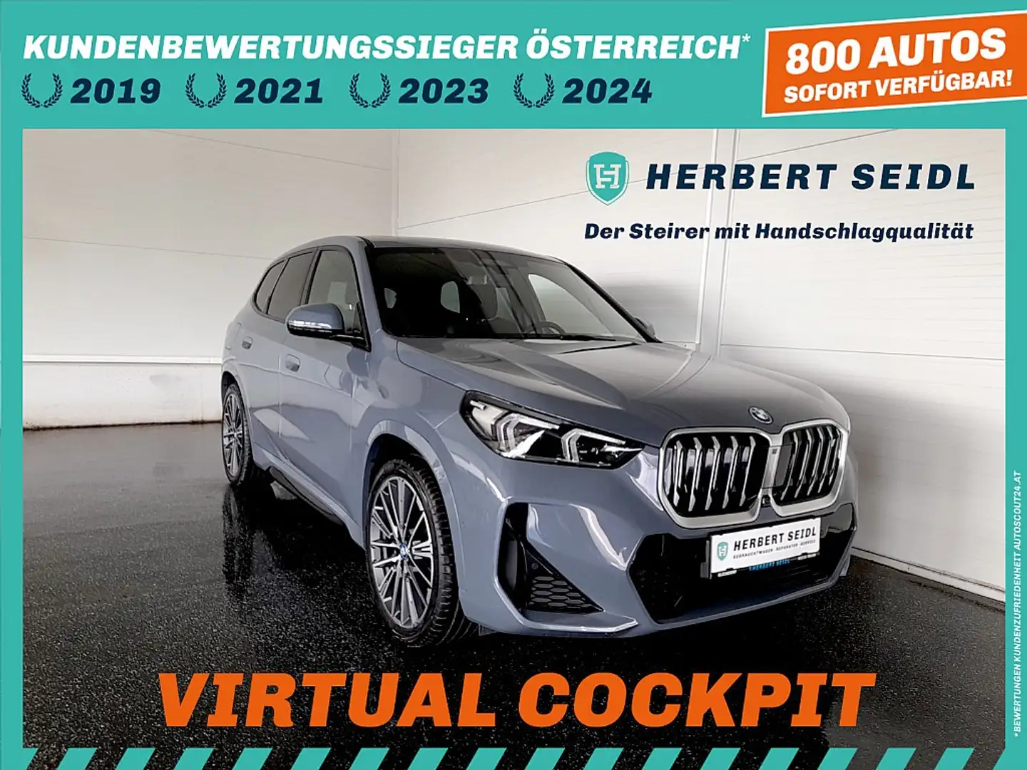BMW iX1 30 M-Sport 4x4 Aut. *SKY / MATRIX-LED / STANDHZ... Серый - 1