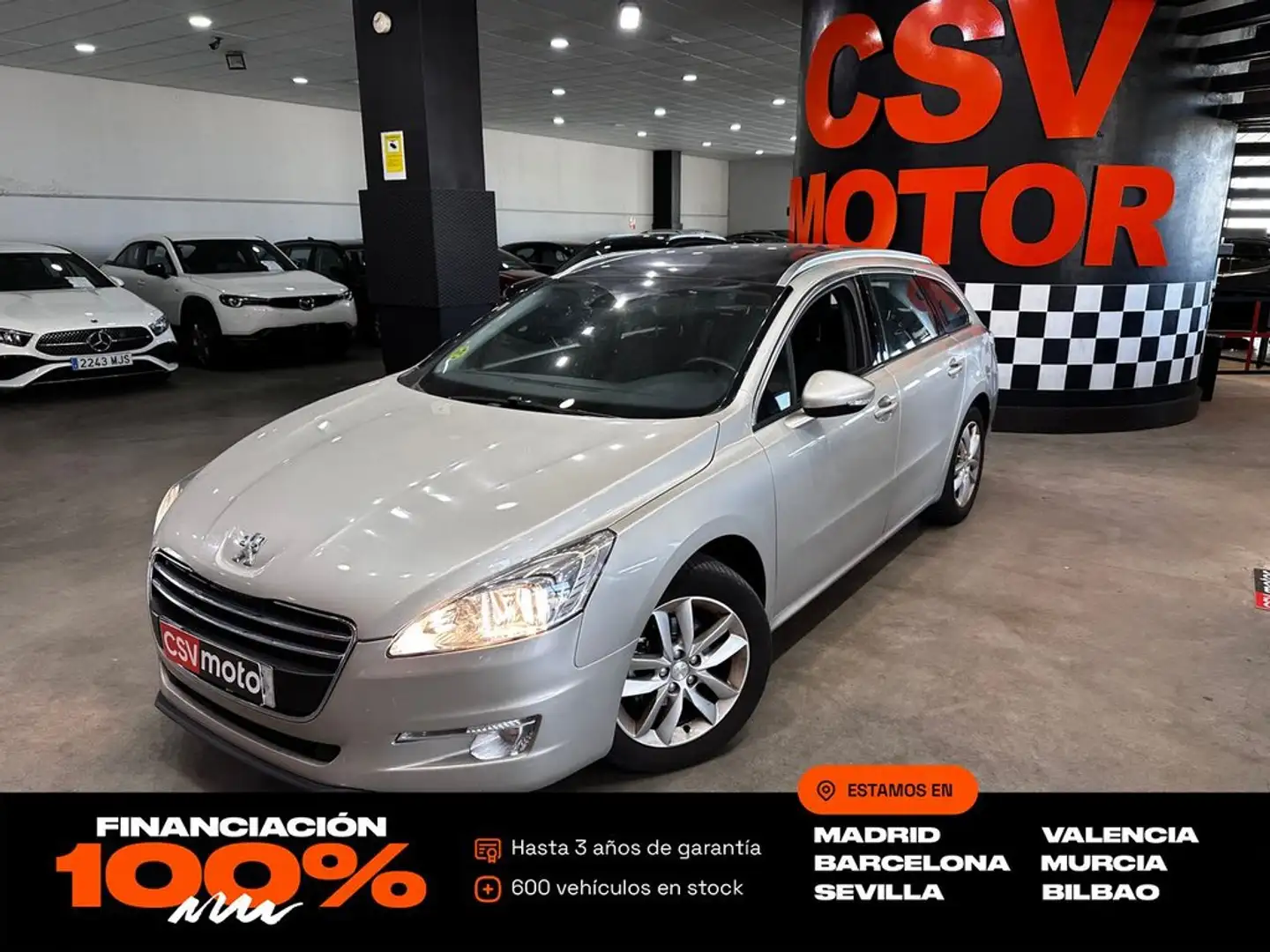 Peugeot 508 SW Active 2.0 HDI 140cv Gris - 1