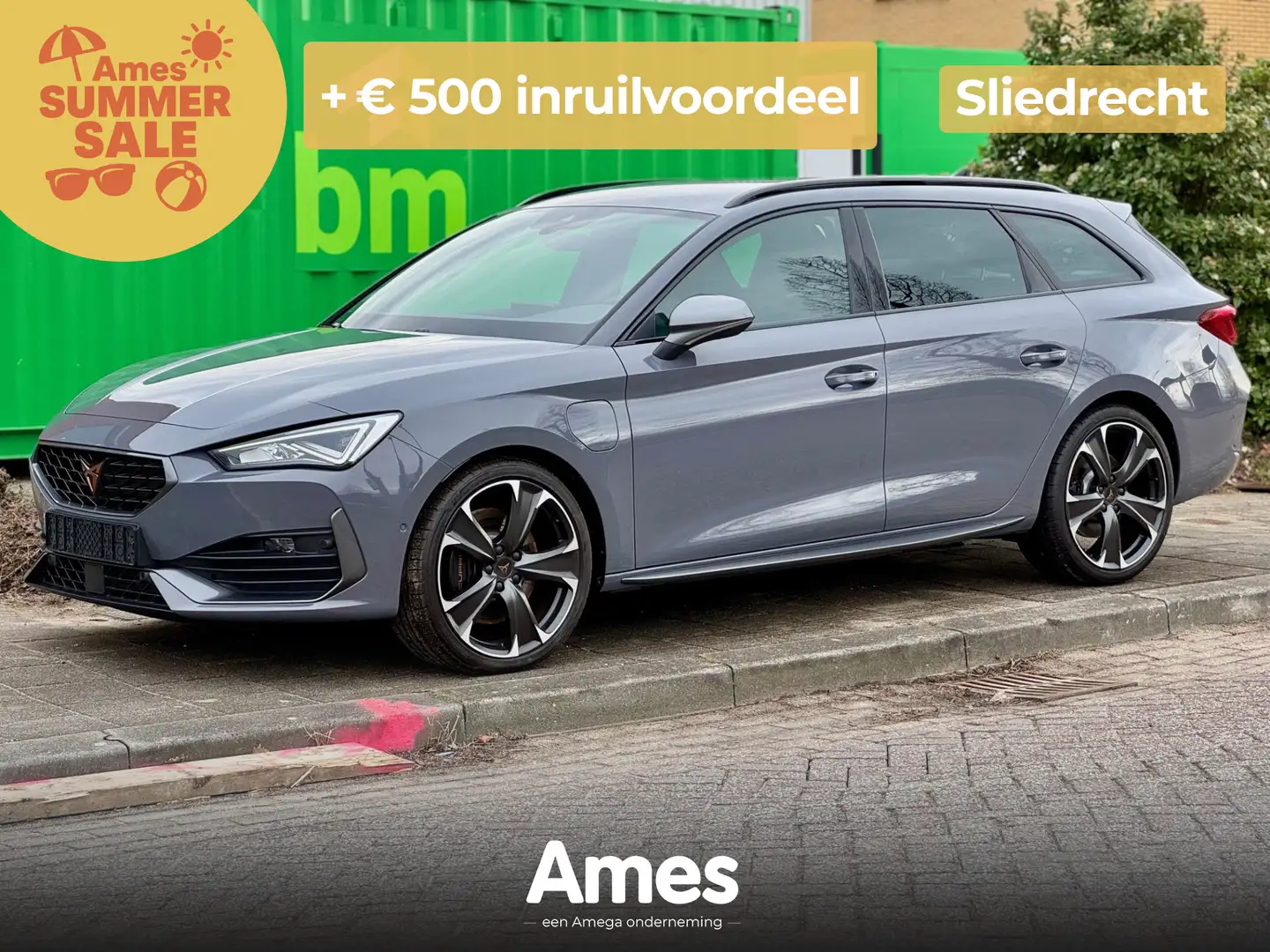 CUPRA Leon Sportstourer 1.4 e-Hybrid 245pk DSG VZ Adrenaline Grijs - 1