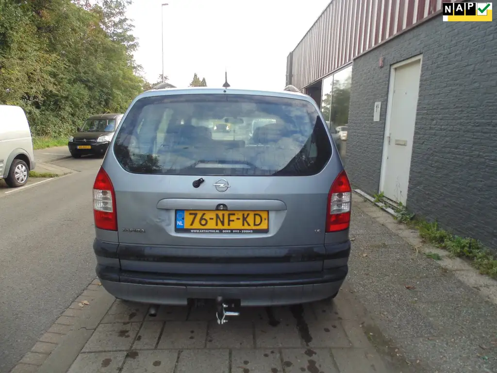 Opel Zafira 2003 из Европы — купить под ключ