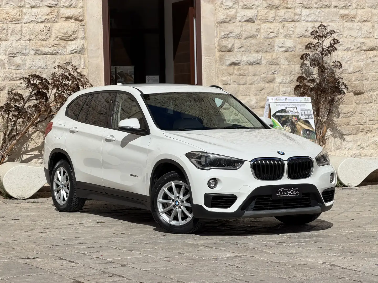 BMW X1 xdrive 18d auto PELLE XENO 150 CV Bianco - 1