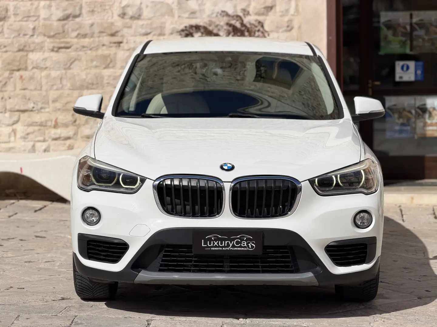 BMW X1 xdrive 18d auto PELLE XENO 150 CV Bianco - 2