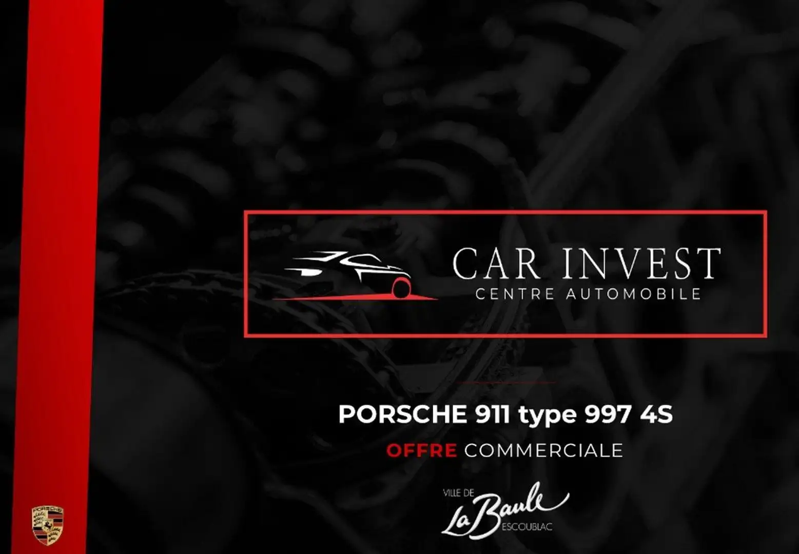 Porsche 911 997 4s cab 3.8 bt pdk entretien ok origine france Blanc - 2
