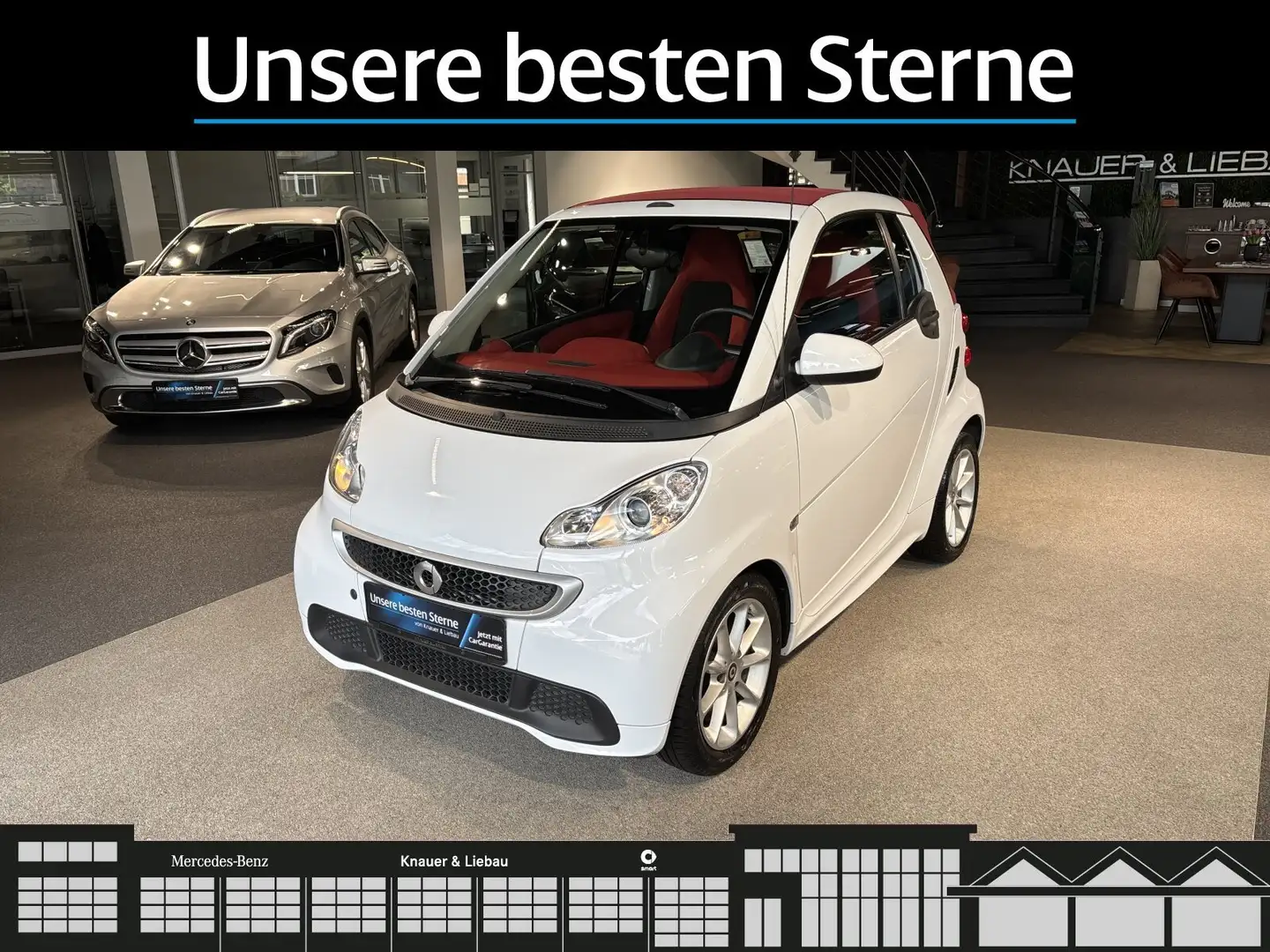 smart forTwo fortwo cabrio Passion/Klima/Sitzhzg./BC eFH. Wit - 2