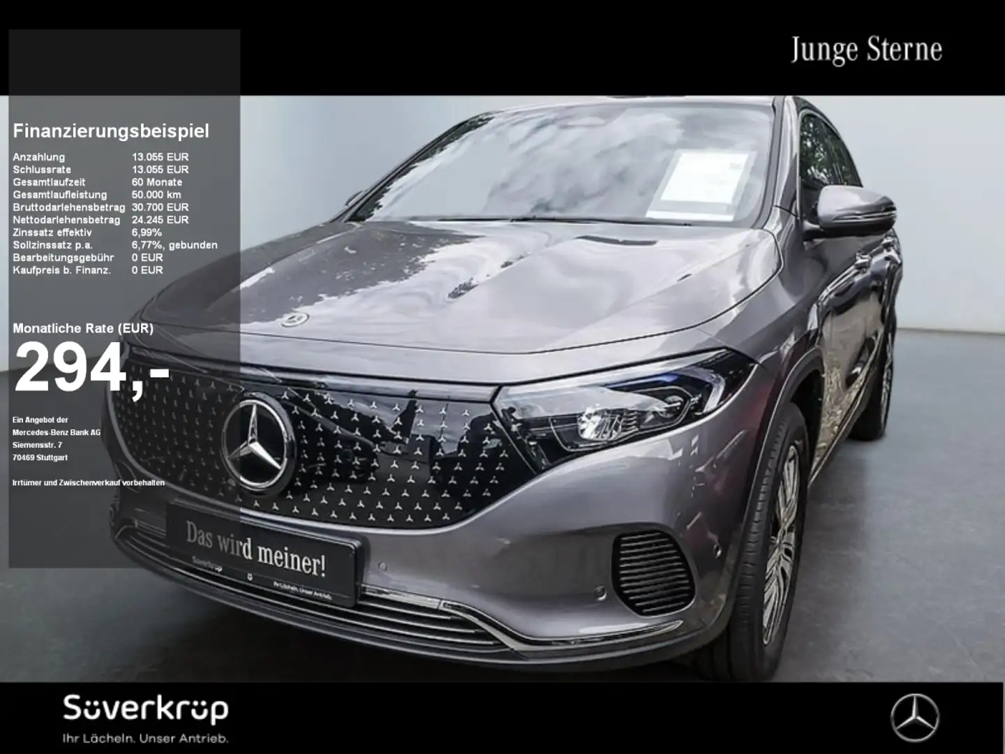 Mercedes-Benz EQA 300 4M , +SPUR 360 DISTR PDC SHZ Grau - 1