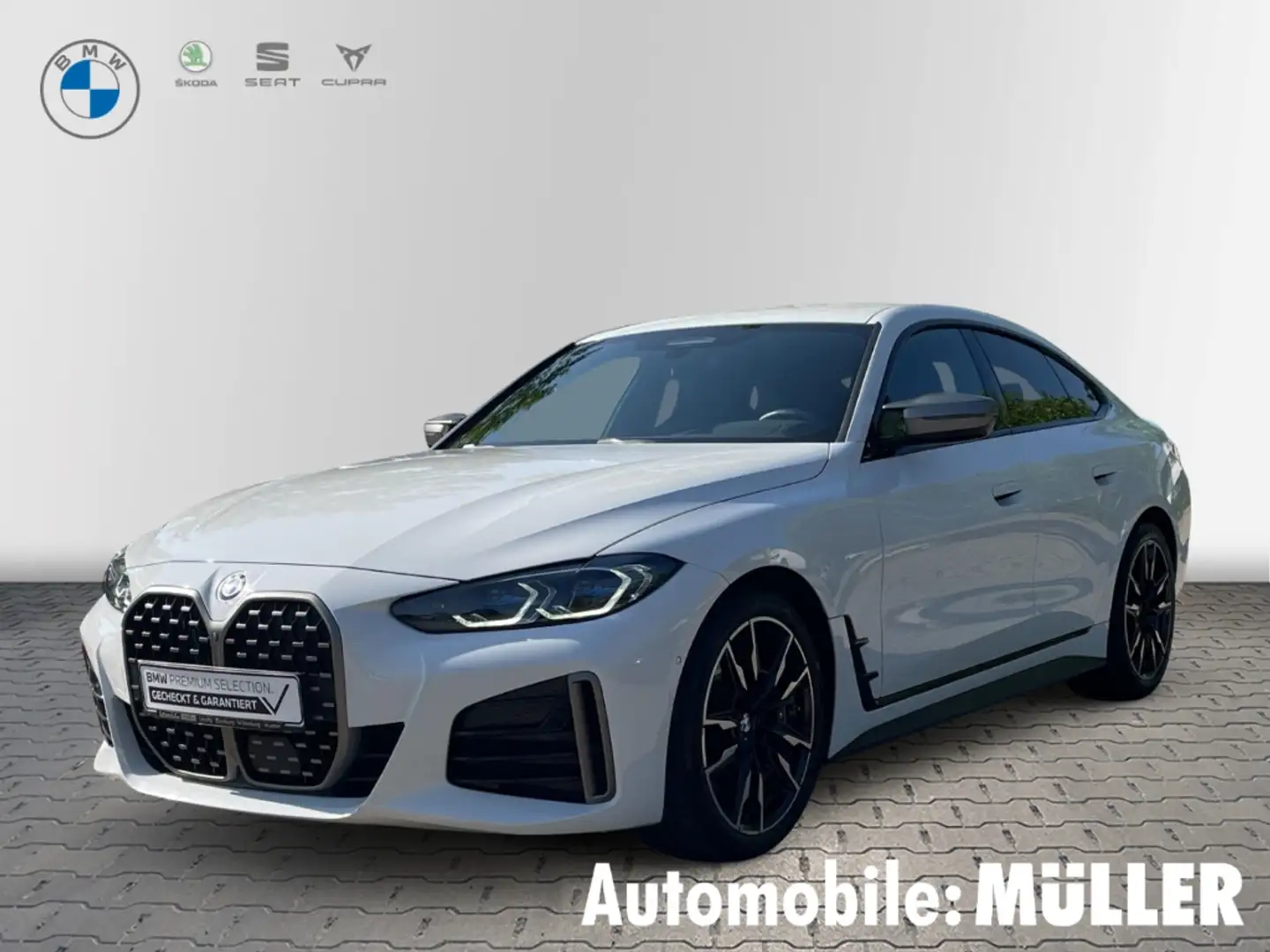 BMW 440 xDrive Gran Coupe*360°Kamera*Laserlicht*HiFi* Weiß - 1